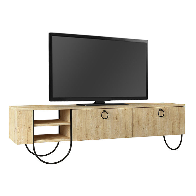 Έπιπλο τηλεόρασης Norfolk  χρώμα sapphire oak 151x35x43εκ.