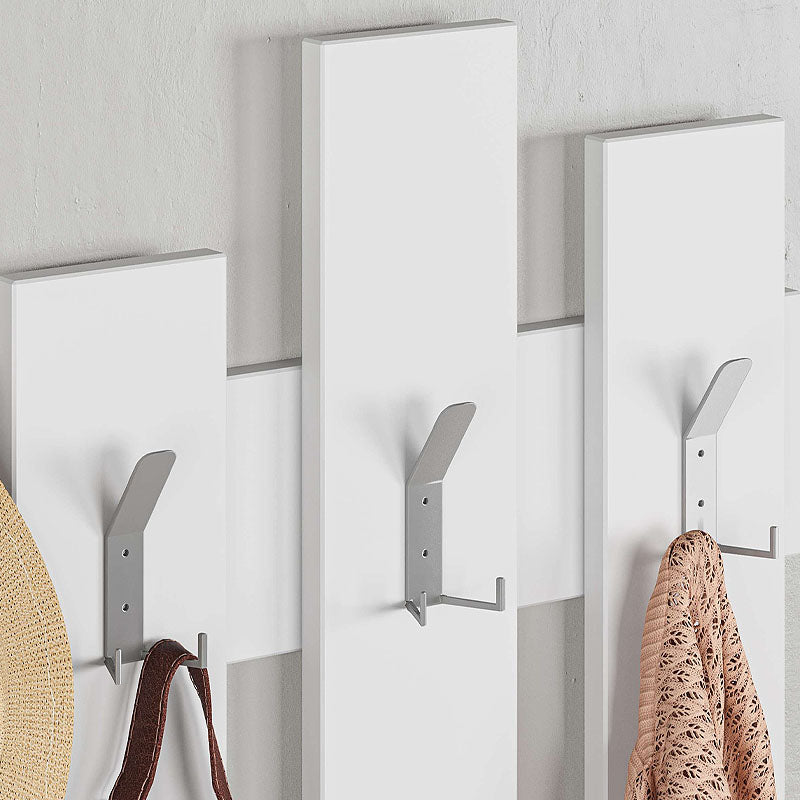 Κρεμάστρα τοίχου Wave  χρώμα λευκό 64x4x81εκ.