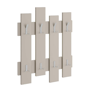 Κρεμάστρα τοίχου Wave  χρώμα sandstone 64x4x81εκ. - Pakobazaar