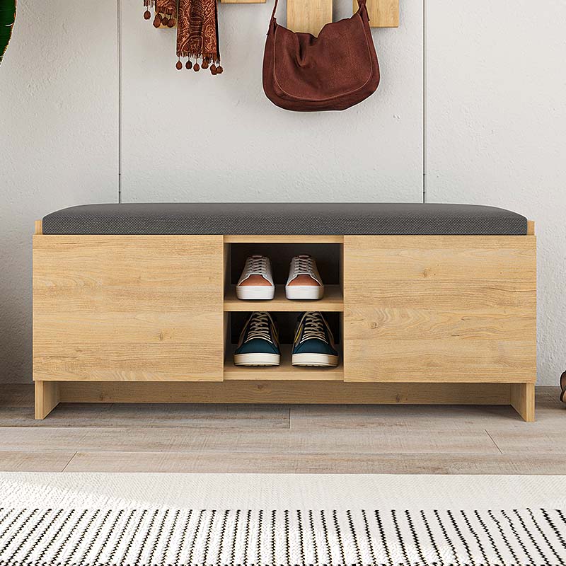 Παπουτσοθήκη Zulla  χρώμα sapphire oak 110x37x43εκ. - Pakobazaar