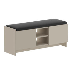 Παπουτσοθήκη Zulla  χρώμα sandstone 110x37x43εκ.