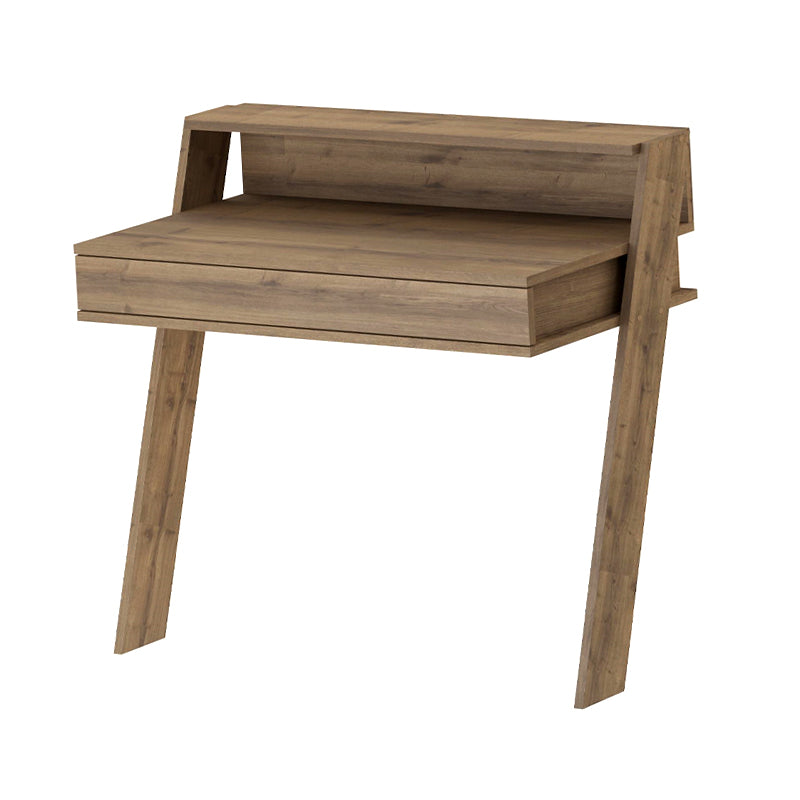 Γραφείο εργασίας Cowork  χρώμα ανοιχτό καρυδί 94x50x91εκ.