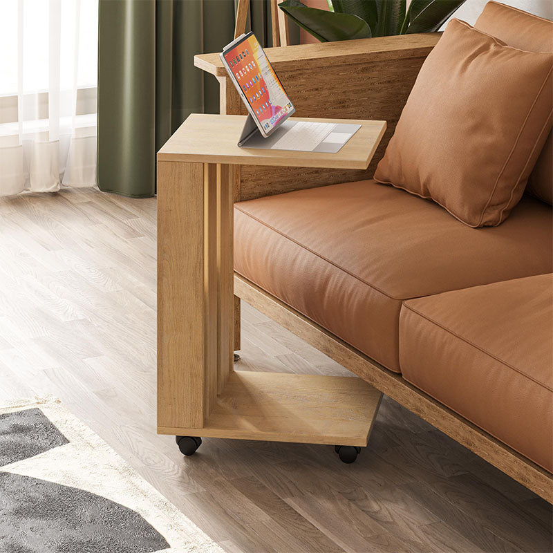 Τραπεζάκι βοηθητικό Edi  χρώμα sapphire oak 37x45x60εκ.