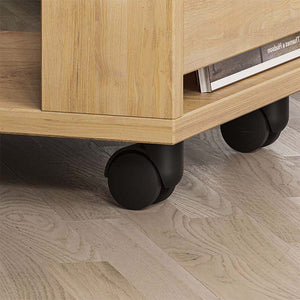 Τραπεζάκι βοηθητικό Edi  χρώμα sapphire oak 37x45x60εκ.