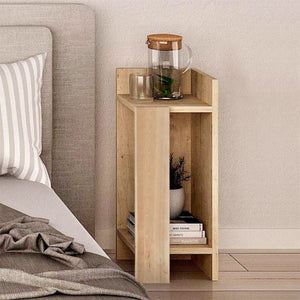 Κομοδίνο Elos  σετ 2 τεμαχίων χρώμα sapphire oak 25x27x60εκ.