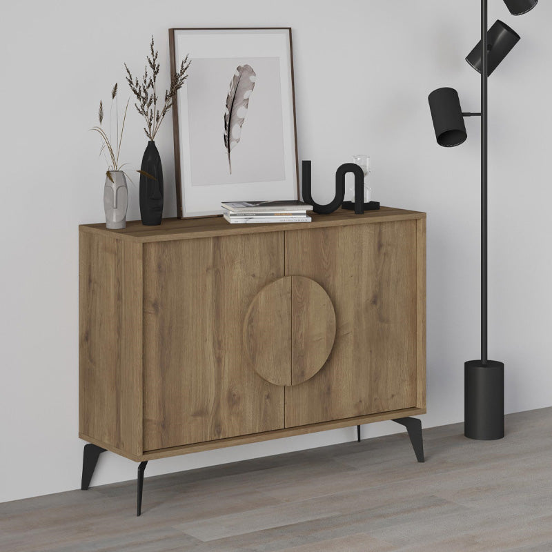 Μπουφές Gora  χρώμα ανοιχτό καρυδί 110x35,6x82εκ.