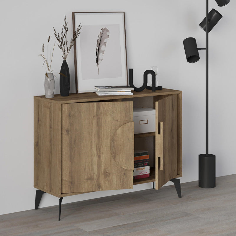 Μπουφές Gora  χρώμα ανοιχτό καρυδί 110x35,6x82εκ.