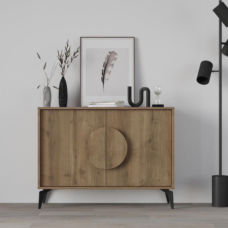 Μπουφές Gora  χρώμα ανοιχτό καρυδί 110x35,6x82εκ.