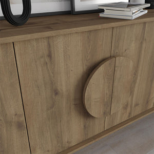 Μπουφές Gora  χρώμα ανοιχτό καρυδί 180x35,6x82εκ. - Pakobazaar