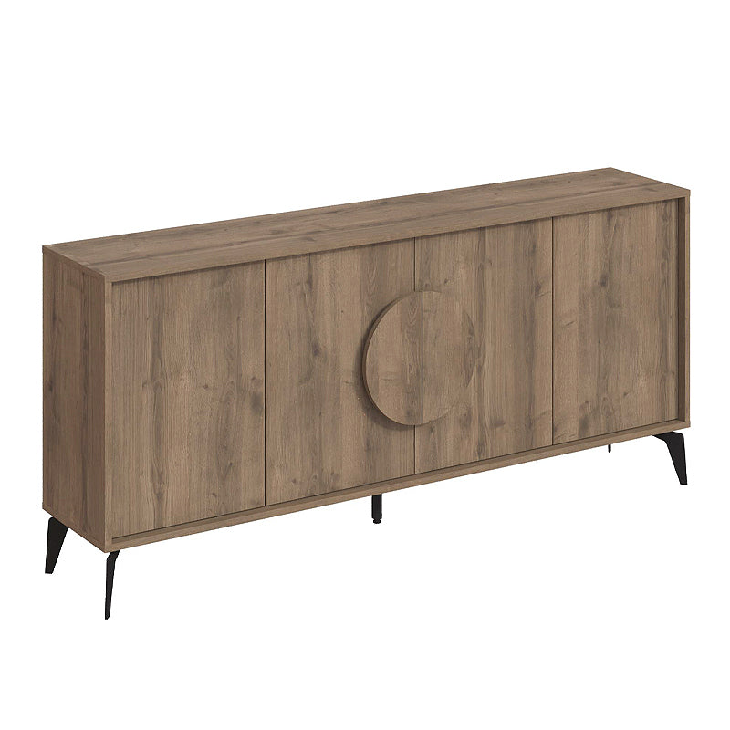 Μπουφές Gora  χρώμα ανοιχτό καρυδί 180x35,6x82εκ. - Pakobazaar