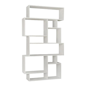 Βιβλιοθήκη Karmato  χρώμα λευκό 96x25,5x168,5εκ.