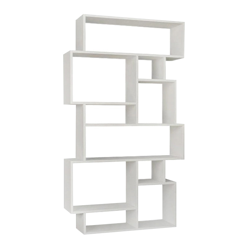 Βιβλιοθήκη Karmato  χρώμα λευκό 96x25,5x168,5εκ.