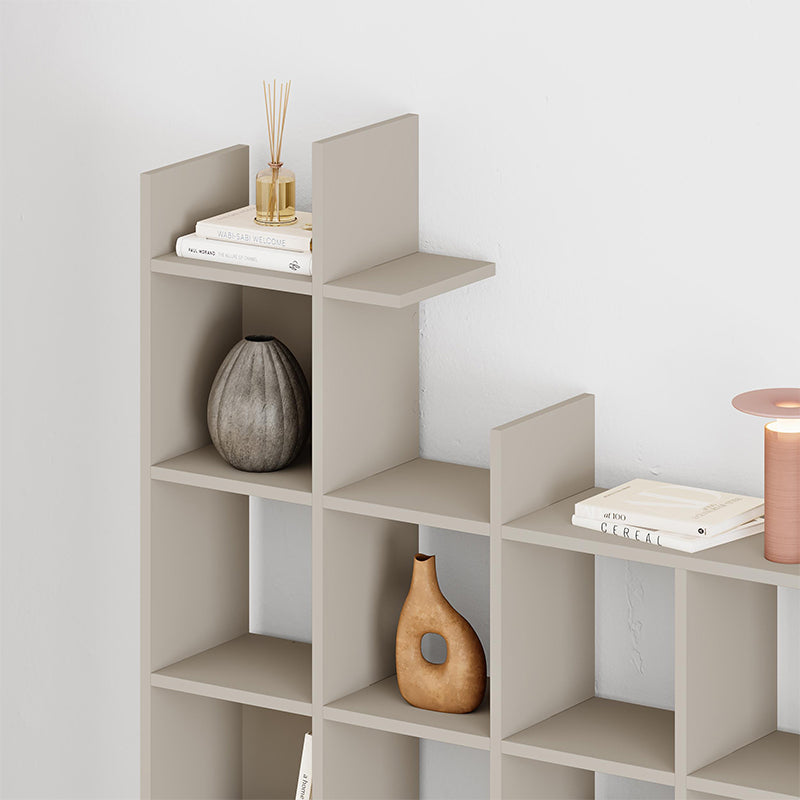 Βιβλιοθήκη Manco  χρώμα sandstone 122x25,5x188εκ. - Pakobazaar