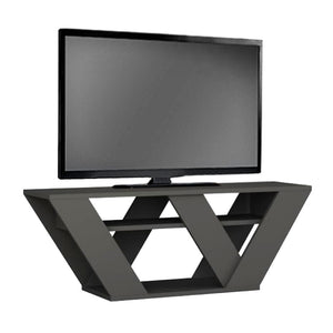 Έπιπλο τηλεόρασης Pipralla  χρώμα ανθρακί 110x30x40εκ.