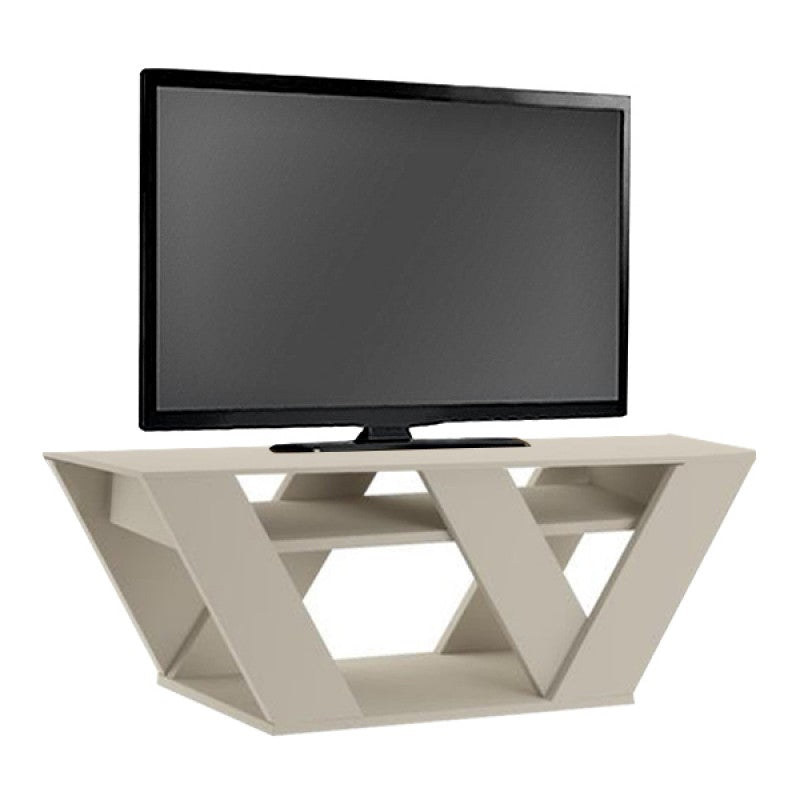 Έπιπλο τηλεόρασης Pipralla  χρώμα sandstone 110x30x40εκ. - Pakobazaar