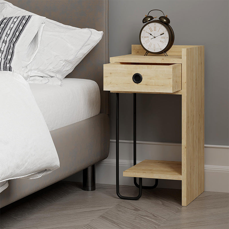 Κομοδίνο Sirius  δεξί χρώμα sapphire oak 32x30x61εκ.