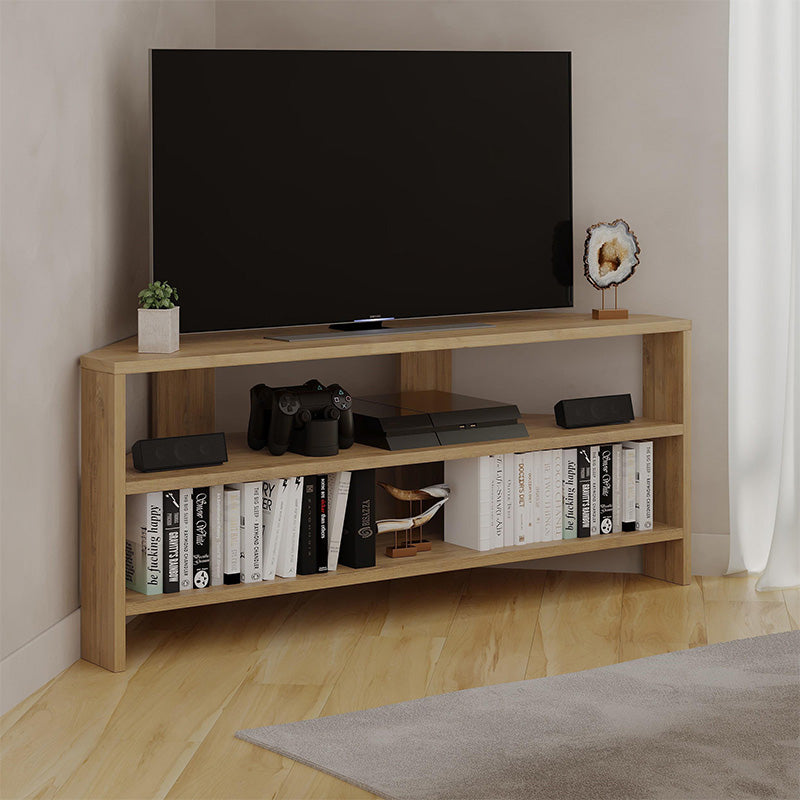 Έπιπλο τηλεόρασης γωνιακό Thales  χρώμα sapphire oak 110x36x45εκ.