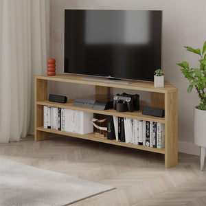 Έπιπλο τηλεόρασης γωνιακό Thales  χρώμα sapphire oak 110x36x45εκ.