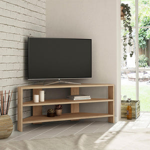 Έπιπλο τηλεόρασης γωνιακό Thales  χρώμα sapphire oak 110x36x45εκ.