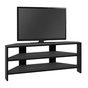 Έπιπλο τηλεόρασης γωνιακό Thales  χρώμα black wood 110x36x45εκ.