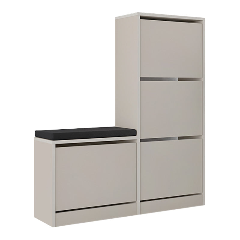 Παπουτσοθήκη Dude  χρώμα sandstone 104,8x26x118,5εκ. - Pakobazaar