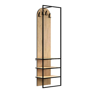 Έπιπλο εισόδου Archy  χρώμα sapphire oak 53x31,7x180εκ.