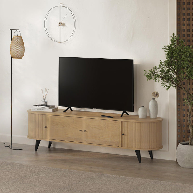 Έπιπλο τηλεόρασης Gentle  χρώμα sapphire oak 180x40x52εκ.