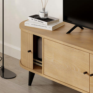 Έπιπλο τηλεόρασης Gentle  χρώμα sapphire oak 180x40x52εκ.
