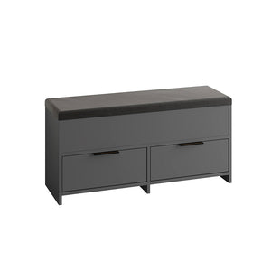 Παπουτσοθήκη Cove  χρώμα ανθρακί 106x34x51,5εκ.