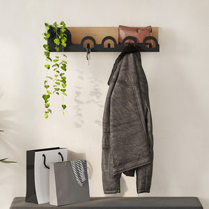 Κρεμάστρα τοίχου Liora  χρώμα sapphire oak 63x14x14εκ.