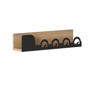 Κρεμάστρα τοίχου Liora  χρώμα sapphire oak 63x14x14εκ.