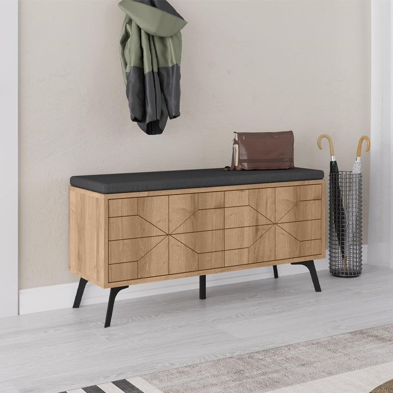 Παπουτσοθήκη Dune  χρώμα sapphire oak 107x35x55εκ. - Pakobazaar