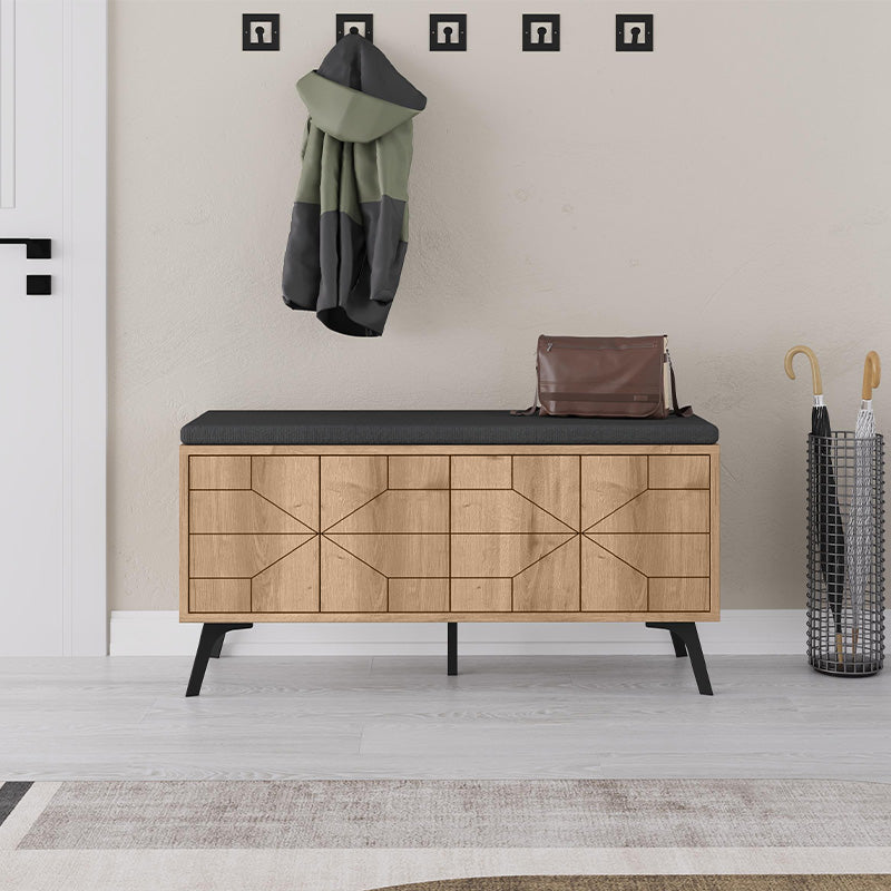 Παπουτσοθήκη Dune  χρώμα sapphire oak 107x35x55εκ. - Pakobazaar
