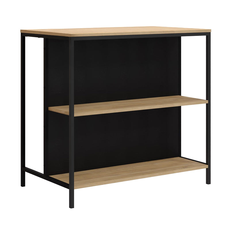 Τραπέζι μπαρ Detroit  χρώμα sapphire oak - silky black 100x60x95εκ. - Pakobazaar