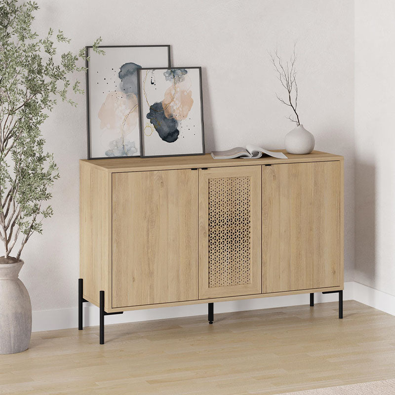 Μπουφές Naive  χρώμα sapphire oak 126x40x80εκ.