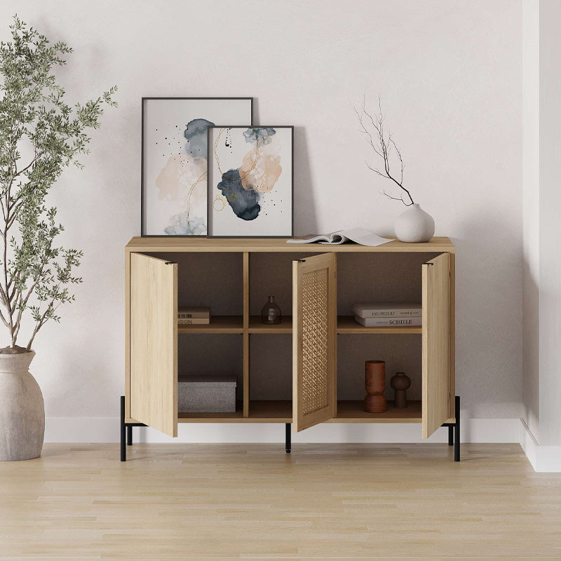 Μπουφές Naive  χρώμα sapphire oak 126x40x80εκ.