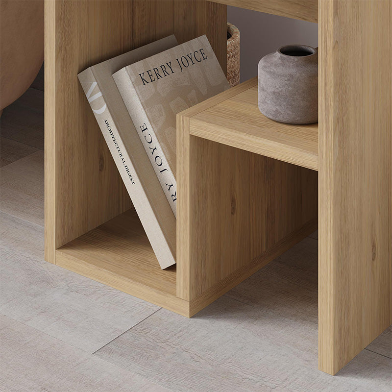 Τραπεζάκι βοηθητικό - Κομοδίνο Bon  χρώμα sapphire oak 40x35x40εκ.