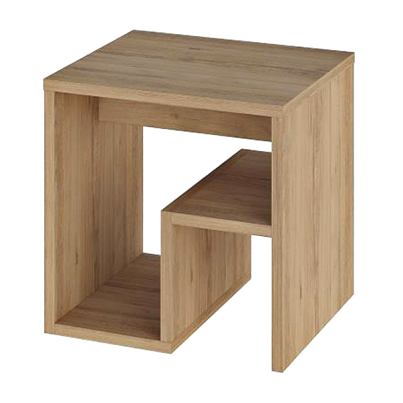 Τραπεζάκι βοηθητικό - Κομοδίνο Bon  χρώμα sapphire oak 40x35x40εκ.