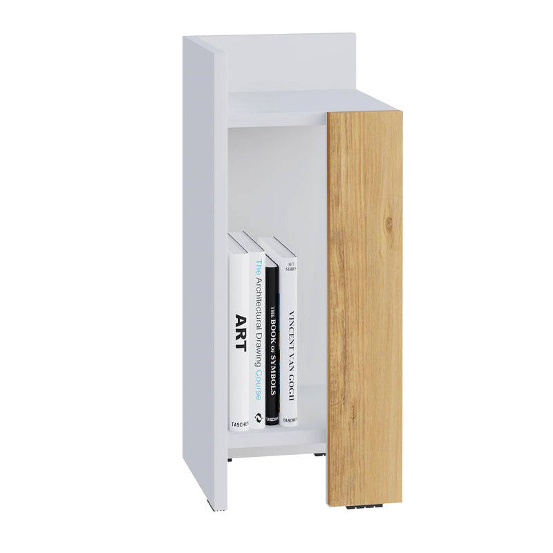 Κομοδίνο Elos  χρώμα λευκό - saphhire oak 30x31,7x55εκ. - Pakobazaar