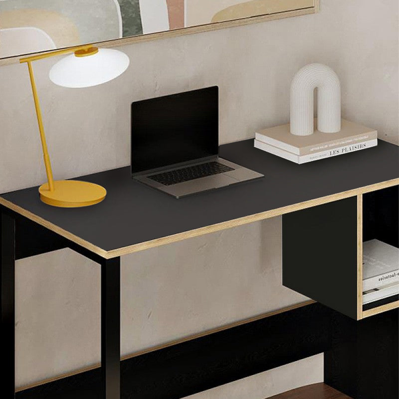 Γραφείο εργασίας Cubo  χρώμα black wood 110x50x75εκ.