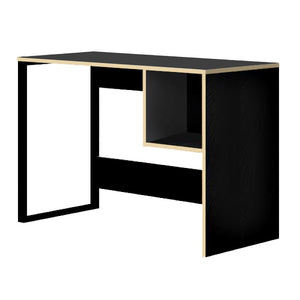 Γραφείο εργασίας Cubo  χρώμα black wood 110x50x75εκ.