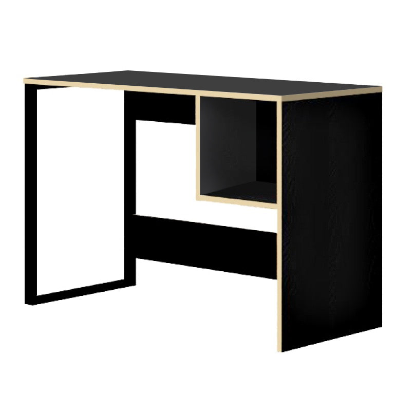 Γραφείο εργασίας Cubo  χρώμα black wood 110x50x75εκ.