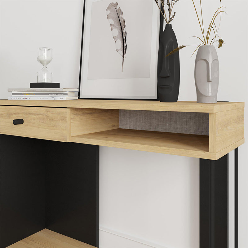 Κονσόλα Sirius  χρώμα sapphire oak - silky black 100x35x79εκ.