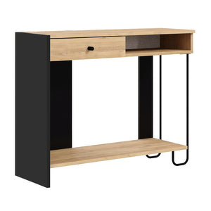 Κονσόλα Sirius  χρώμα sapphire oak - silky black 100x35x79εκ.