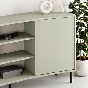 Μπουφές Frem  χρώμα ash green 150x40x81εκ.