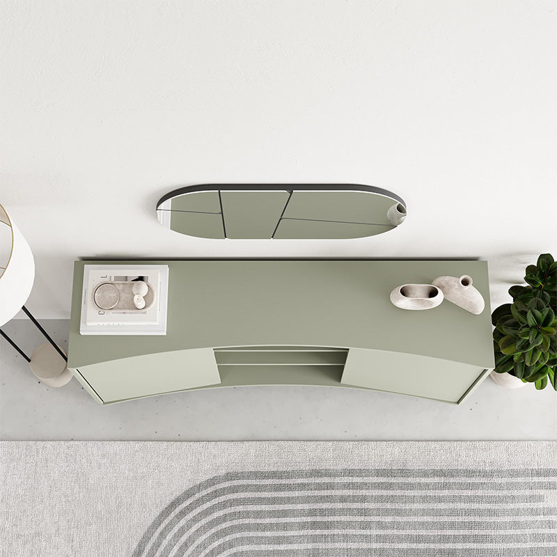 Μπουφές Frem  χρώμα ash green 150x40x81εκ.