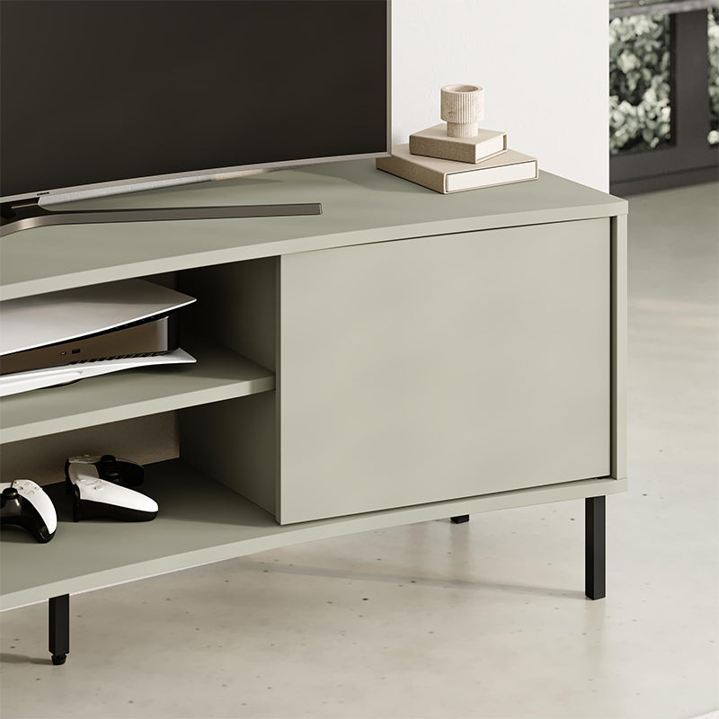 Έπιπλο τηλεόρασης Frem  χρώμα ash green 150x40x55εκ.