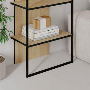 Βιβλιοθήκη Archy  χρώμα sapphire oak 53x31,7x180εκ.