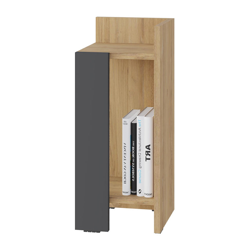 Κομοδίνο Elos  δεξί χρώμα sapphire oak - ανθρακί 25x27x60εκ.