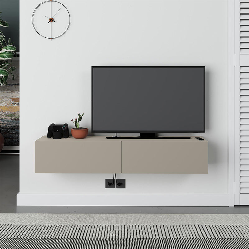 Έπιπλο τηλεόρασης επιτοίχιο Francy  χρώμα sandstone 135x31,7x25εκ.